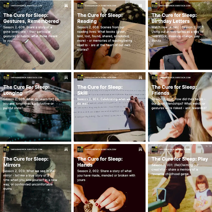 The Cure for Sleep with Tanya Shadrick on Substack